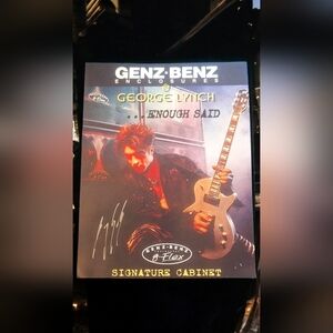 George Lynch Dokken Autograph